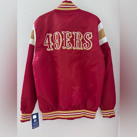 STARTER Red and Gold NFL San Francisco 49ers Jacket - Picture 2 of 10